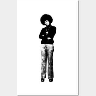 Angela Davis Retro Posters and Art